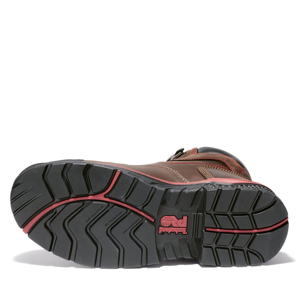 Botas de Trabajo Timberland Hombre Pro® Bosshog 6 Comp Toe Marrones/Negras - Chile FXV-438510